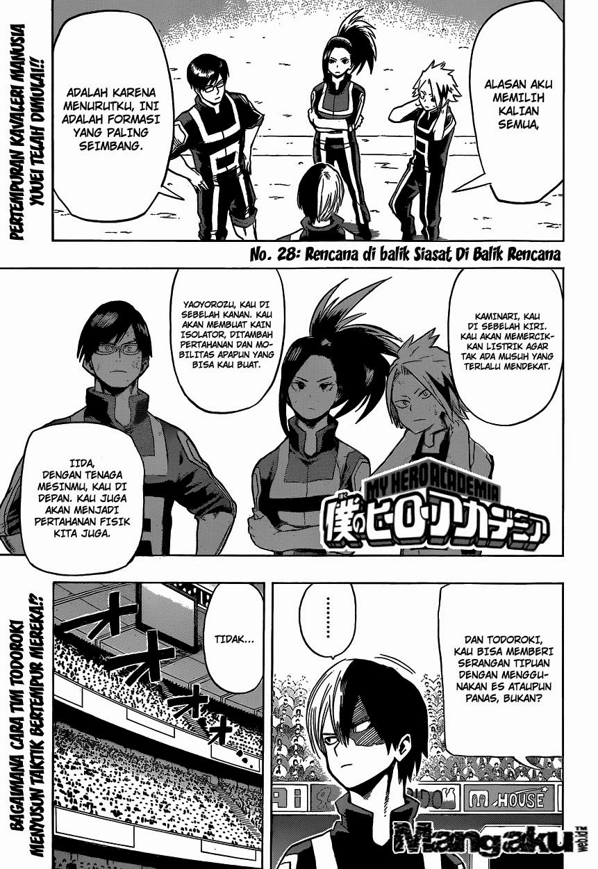 Boku no Hero Academia Chapter 28 - halaman 3