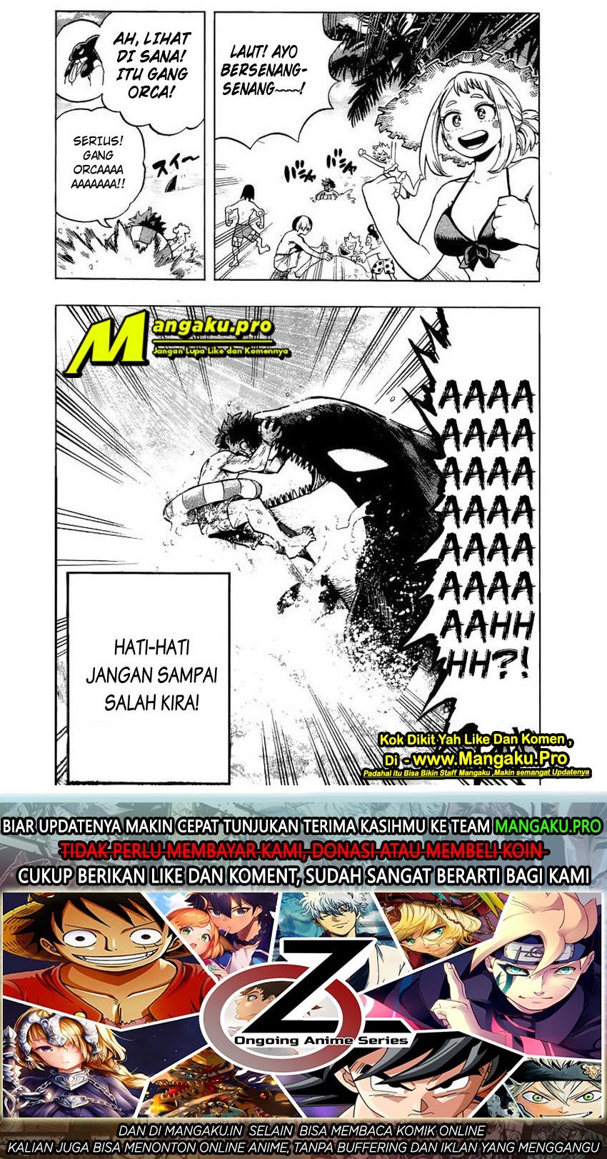 Boku no Hero Academia Chapter 280 - halaman 19
