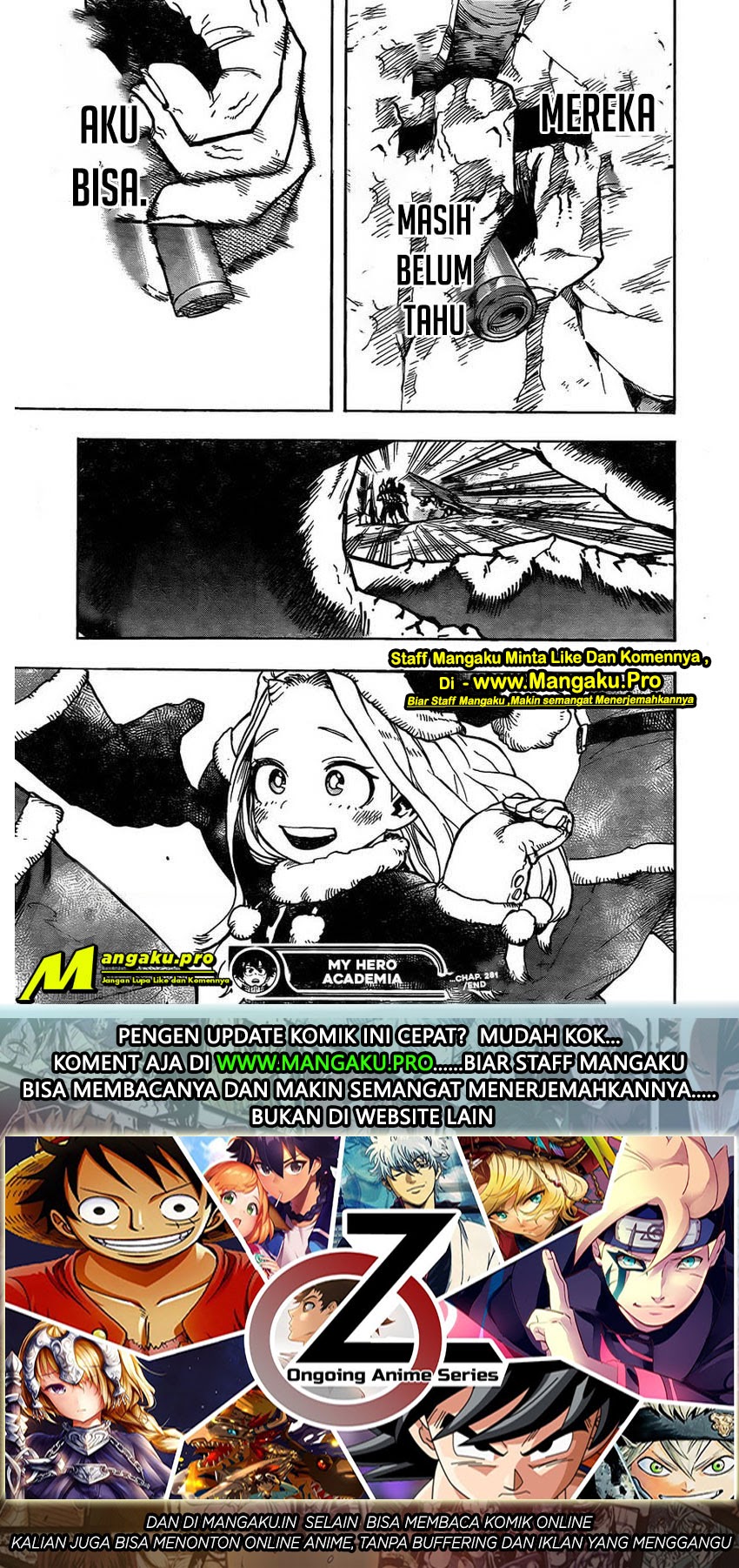 Boku no Hero Academia Chapter 281 - halaman 20