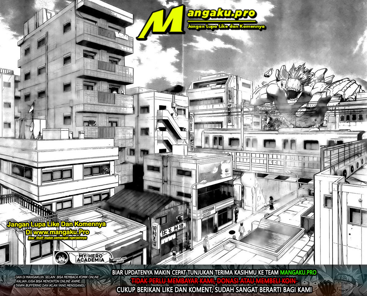 Boku no Hero Academia Chapter 282 - halaman 17
