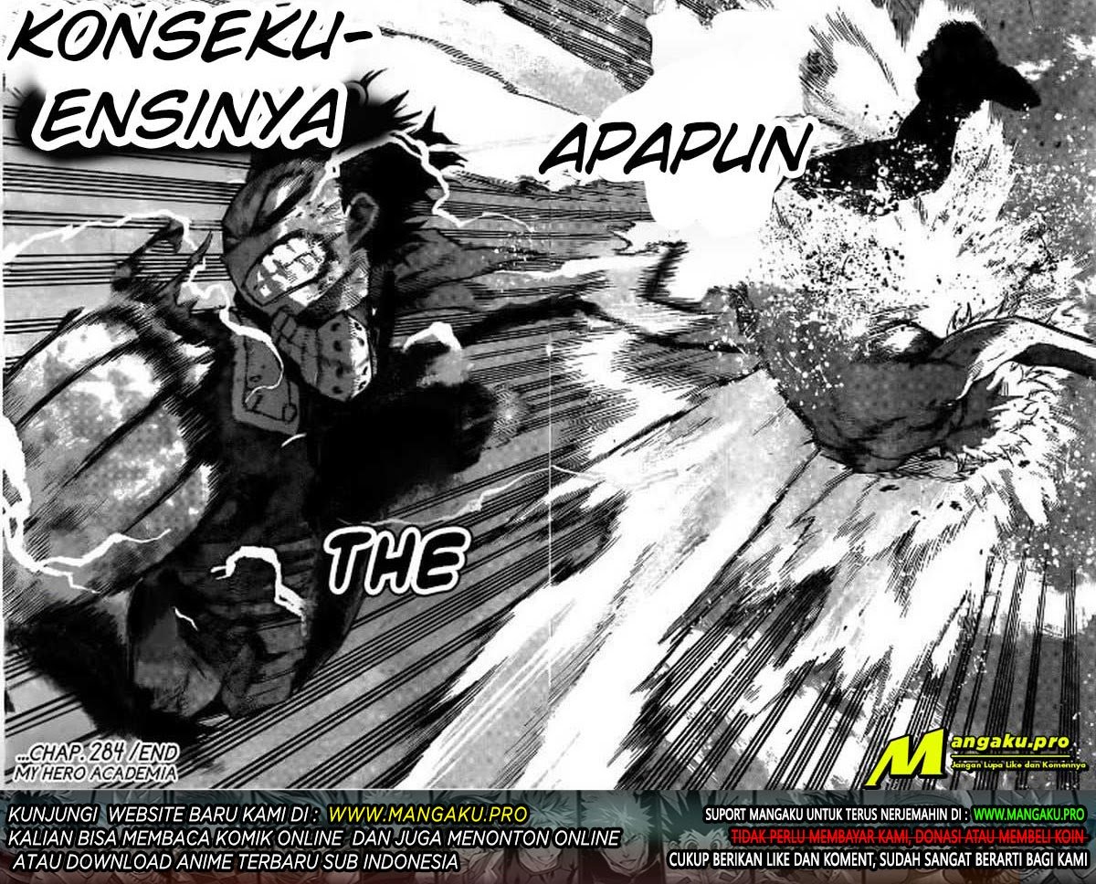 Boku no Hero Academia Chapter 284 - halaman 17