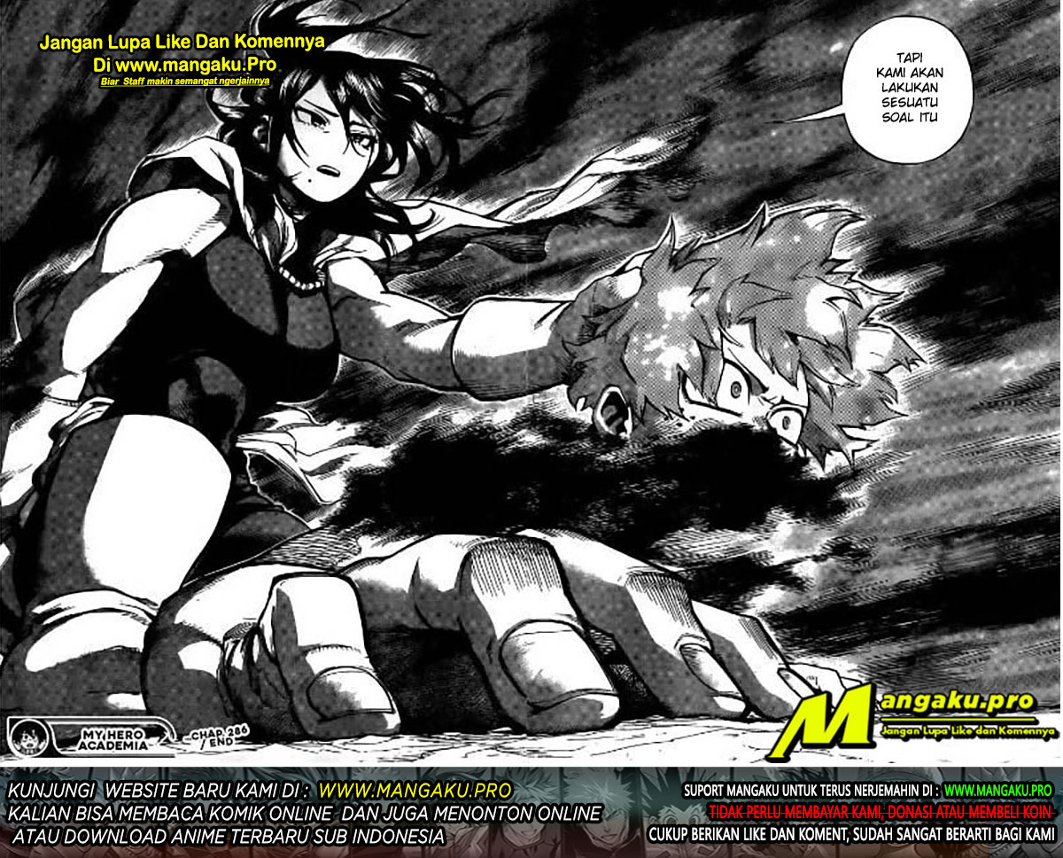 Boku no Hero Academia Chapter 286 - halaman 16