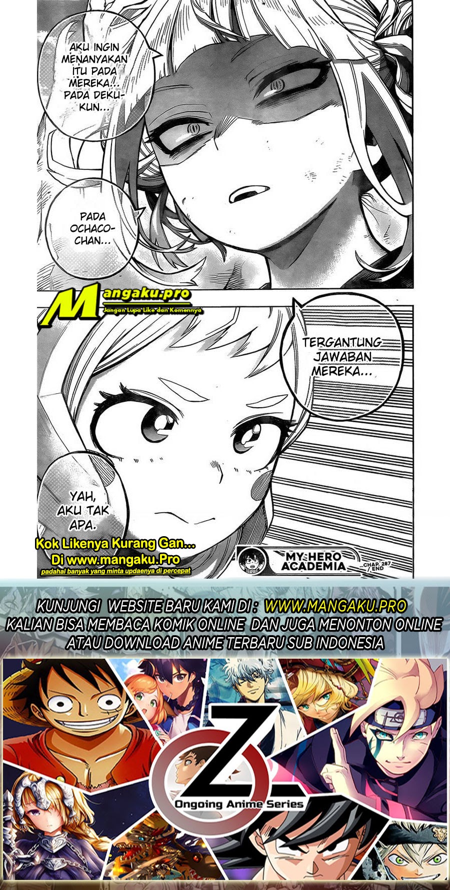 Boku no Hero Academia Chapter 287 - halaman 17