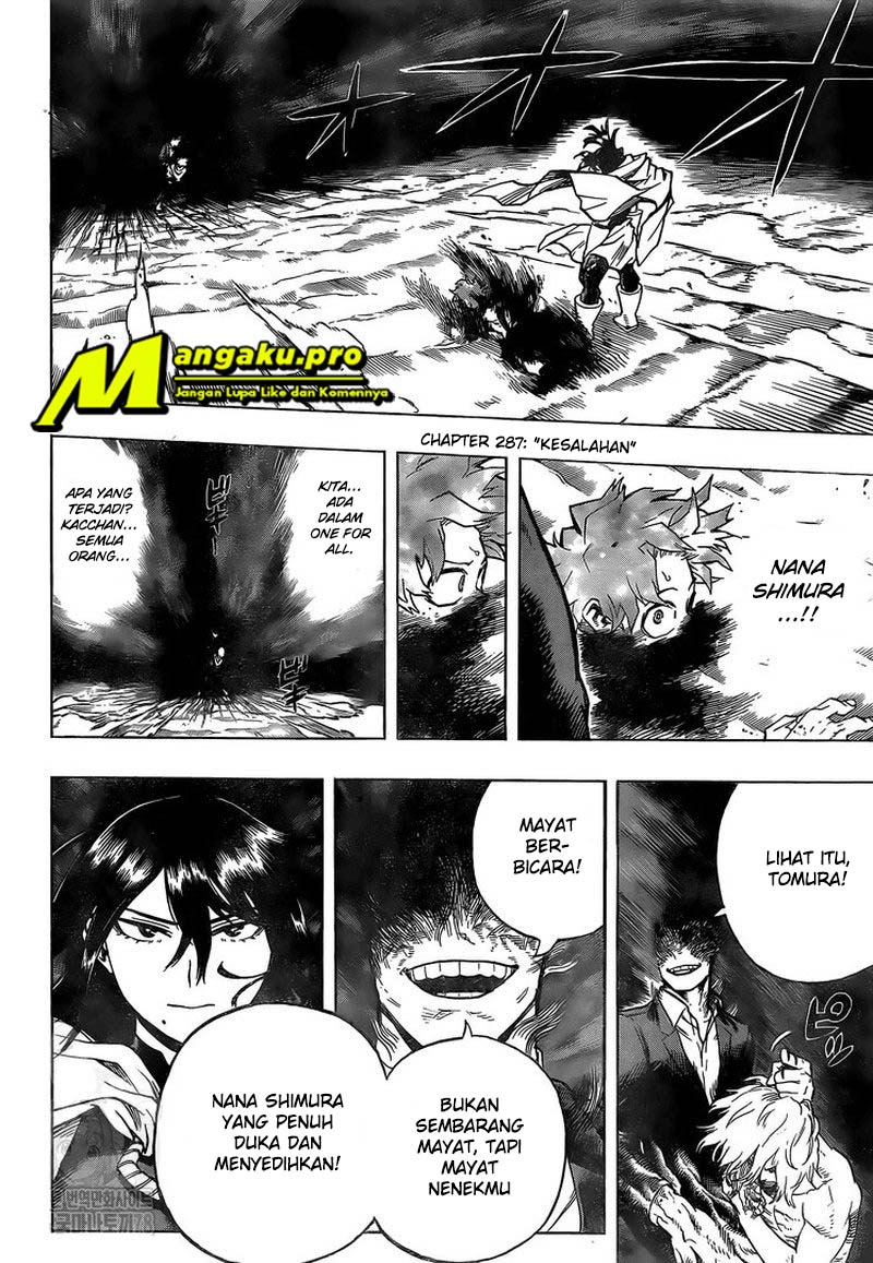 Boku no Hero Academia Chapter 287 - halaman 3