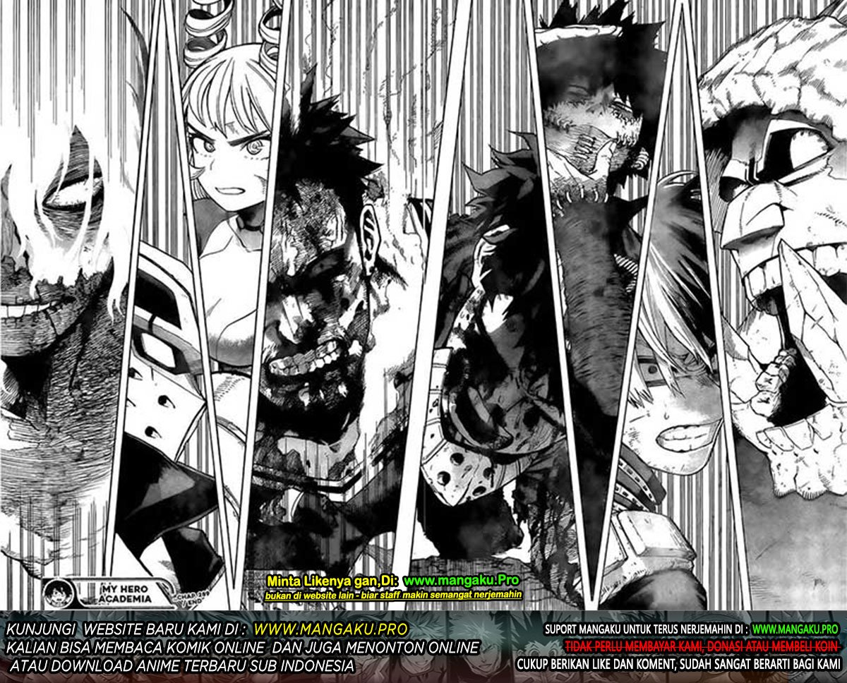 Boku no Hero Academia Chapter 289 - halaman 18