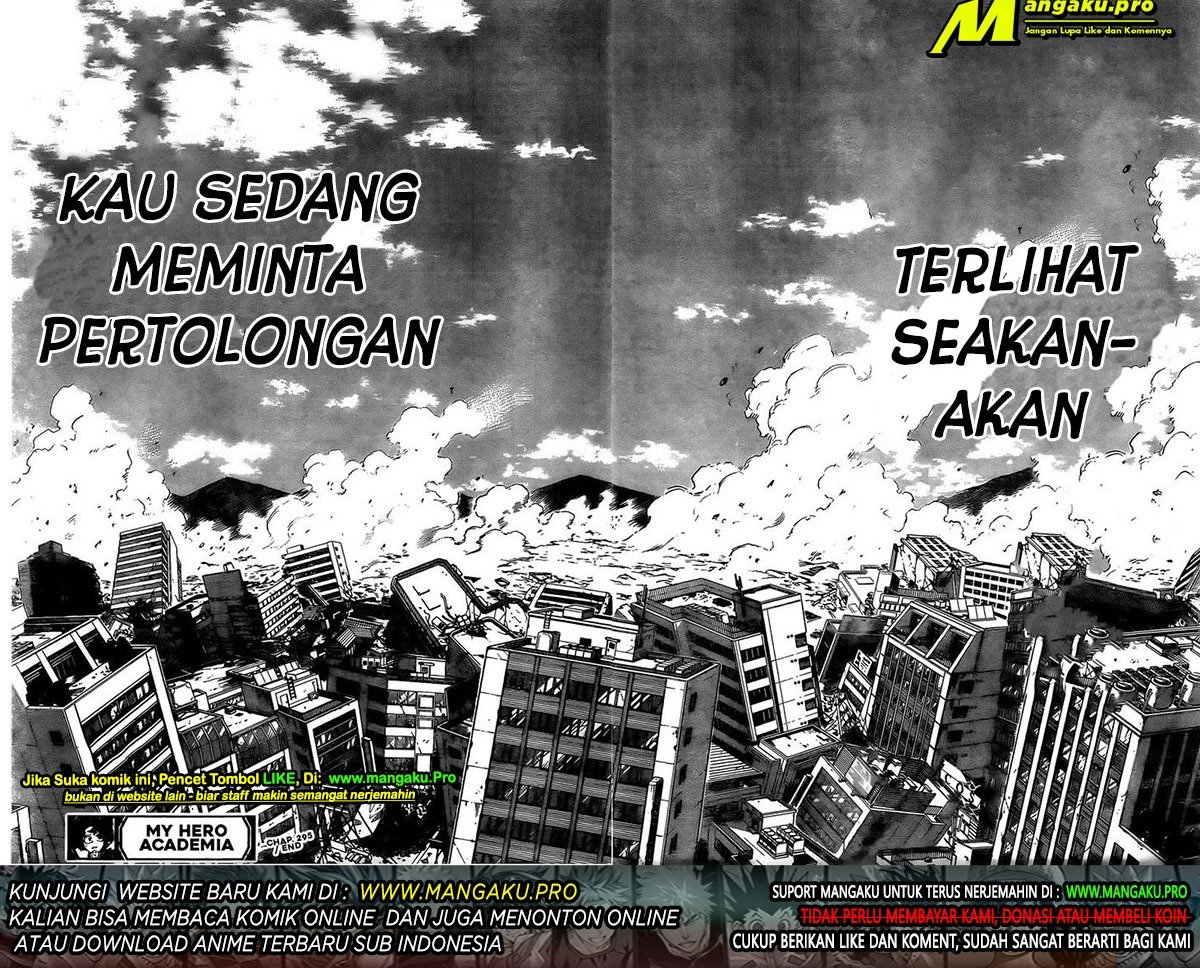Boku no Hero Academia Chapter 295 - halaman 17