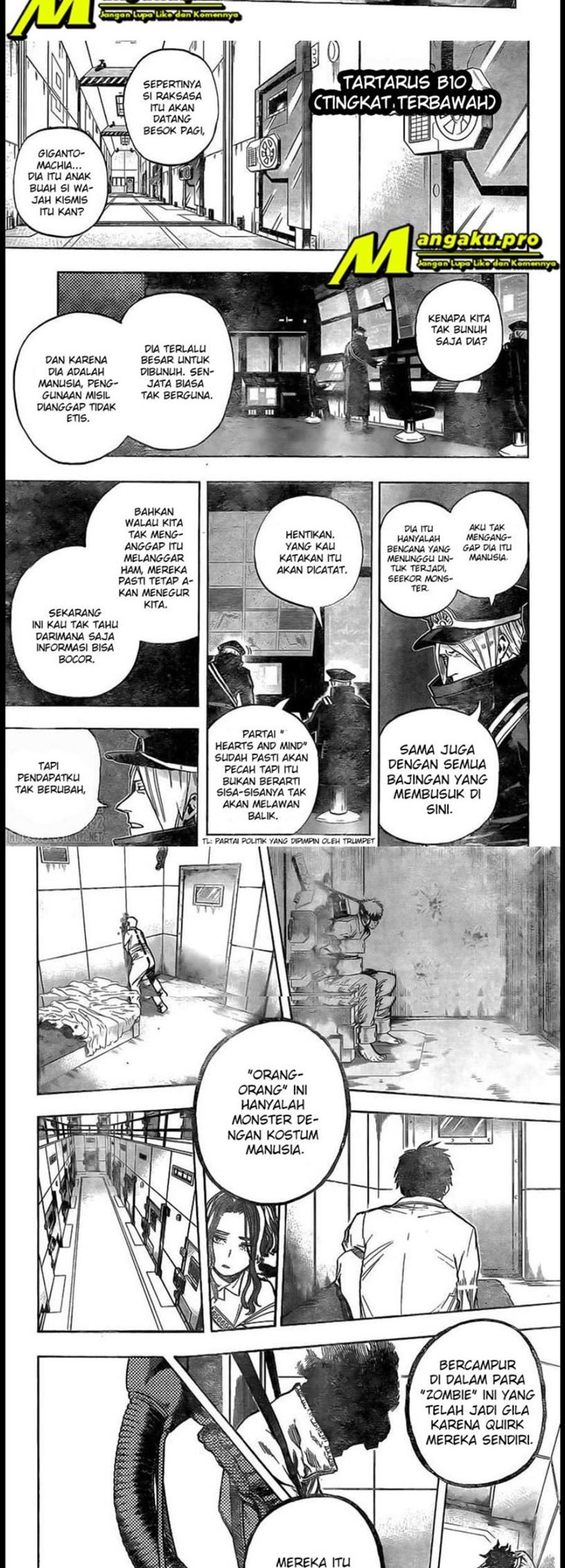 Boku no Hero Academia Chapter 297 - halaman 4