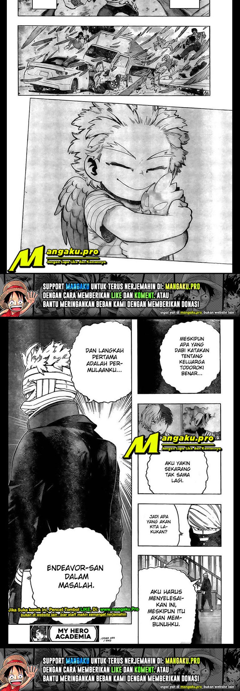 Boku no Hero Academia Chapter 299 - halaman 10
