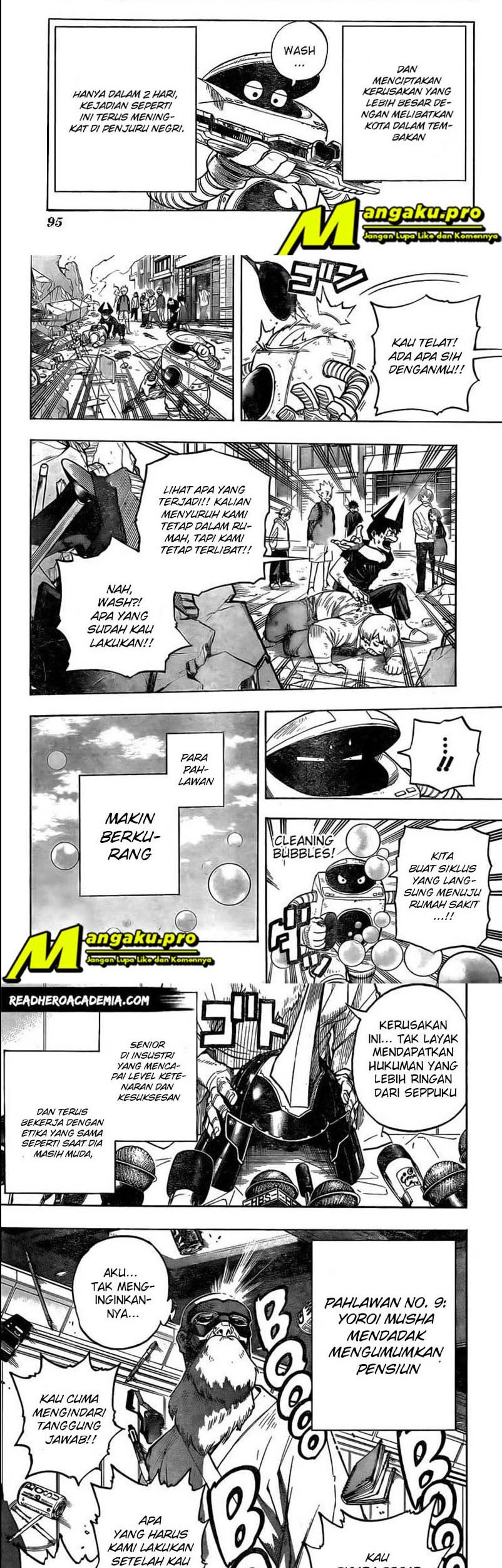 Boku no Hero Academia Chapter 300 - halaman 4