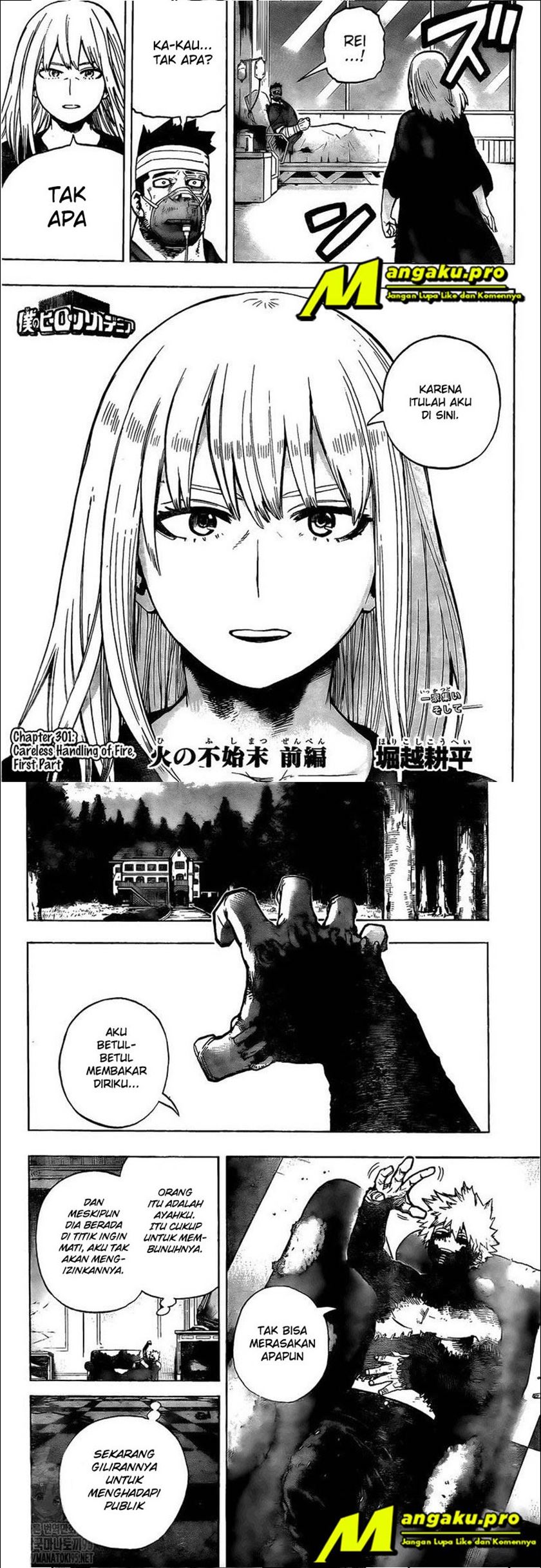 Boku no Hero Academia Chapter 301 - halaman 3