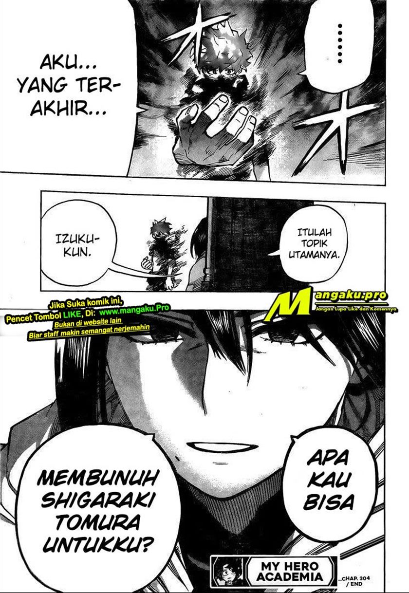 Boku no Hero Academia Chapter 304 - halaman 12