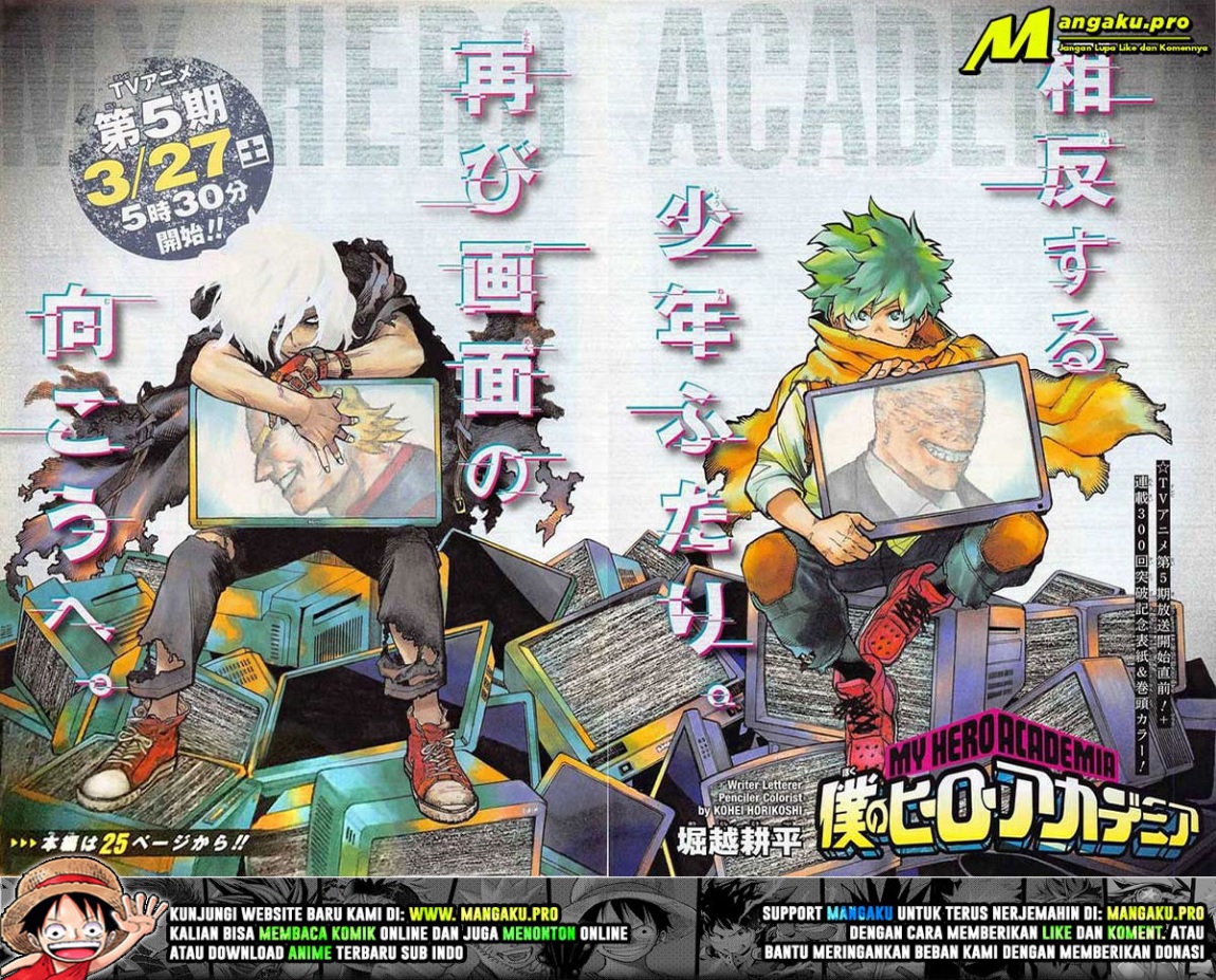 Boku no Hero Academia Chapter 306 - halaman 2