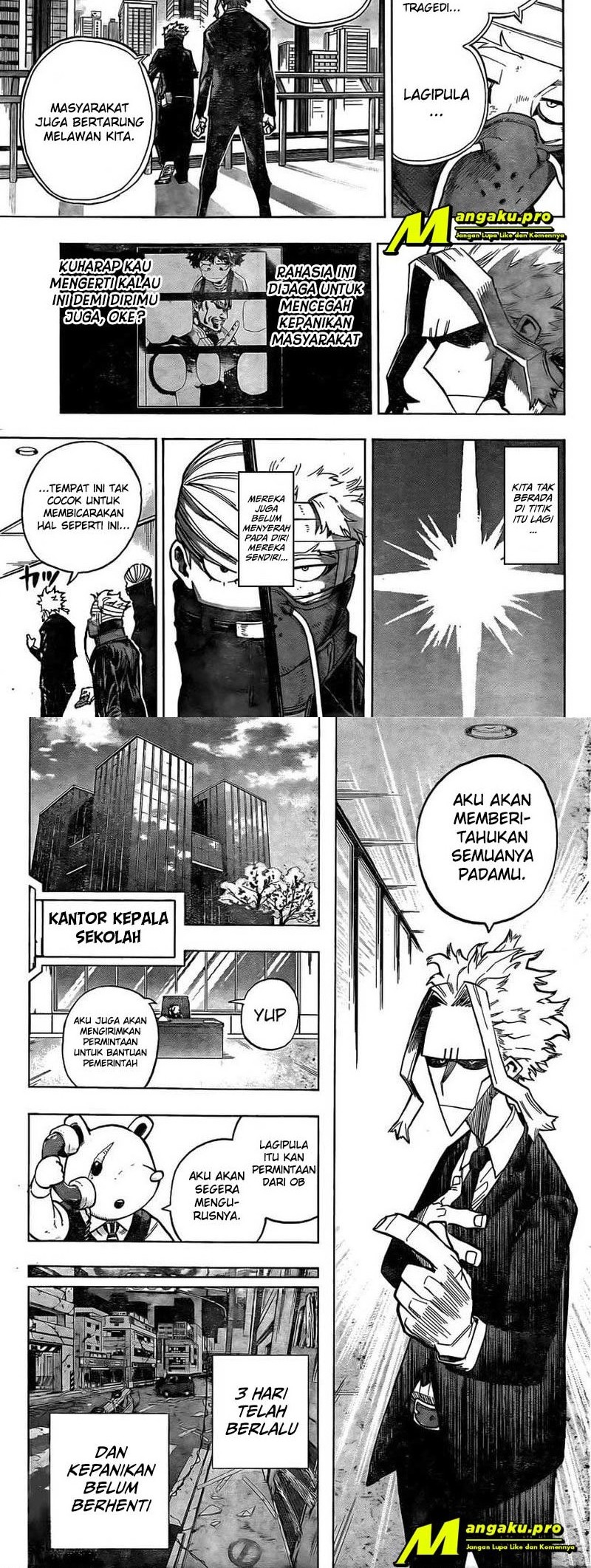 Boku no Hero Academia Chapter 306 - halaman 4