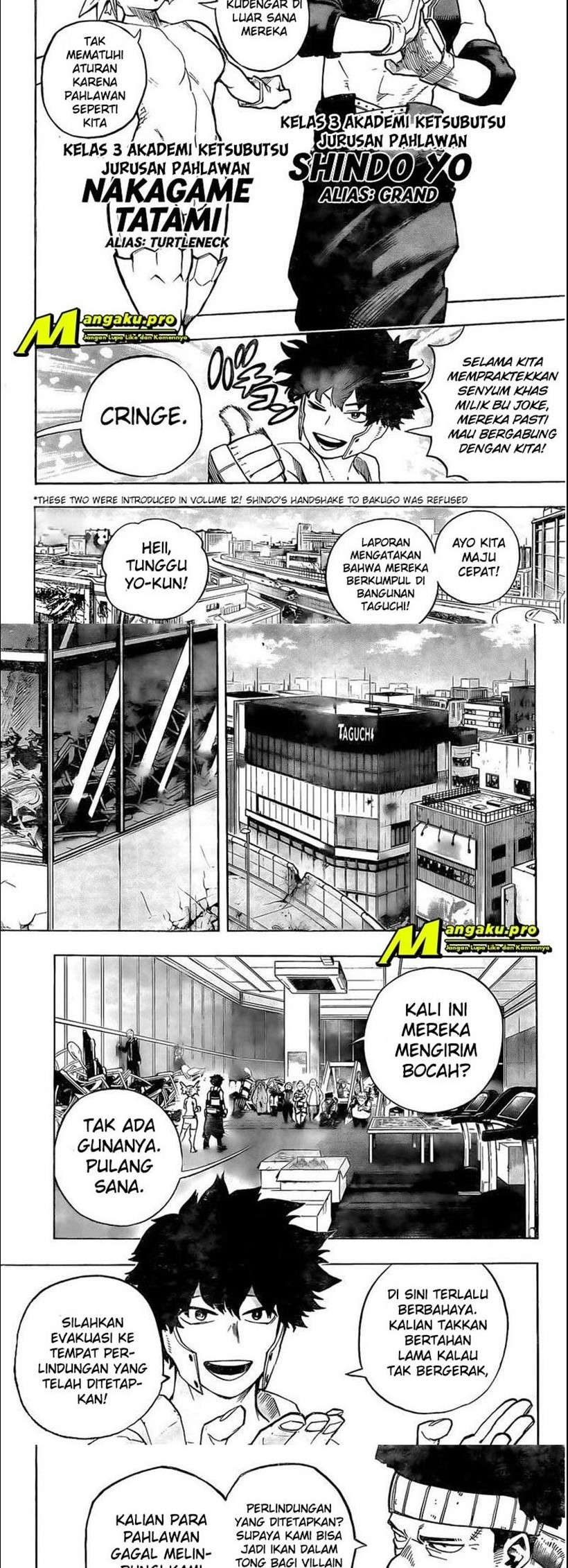 Boku no Hero Academia Chapter 307 - halaman 2