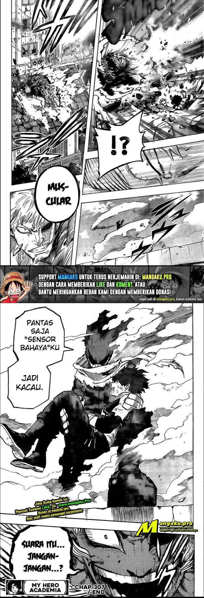 Boku no Hero Academia Chapter 307 - halaman 9