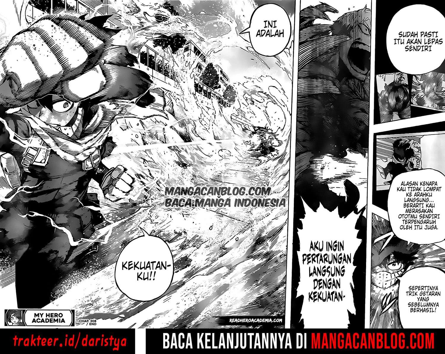 Boku no Hero Academia Chapter 308 - halaman 15