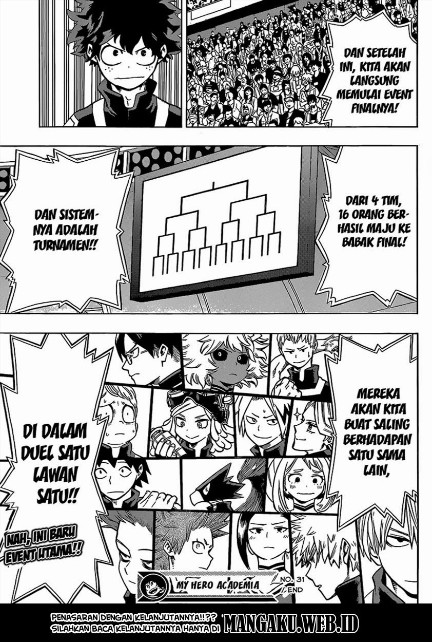 Boku no Hero Academia Chapter 31 - halaman 20