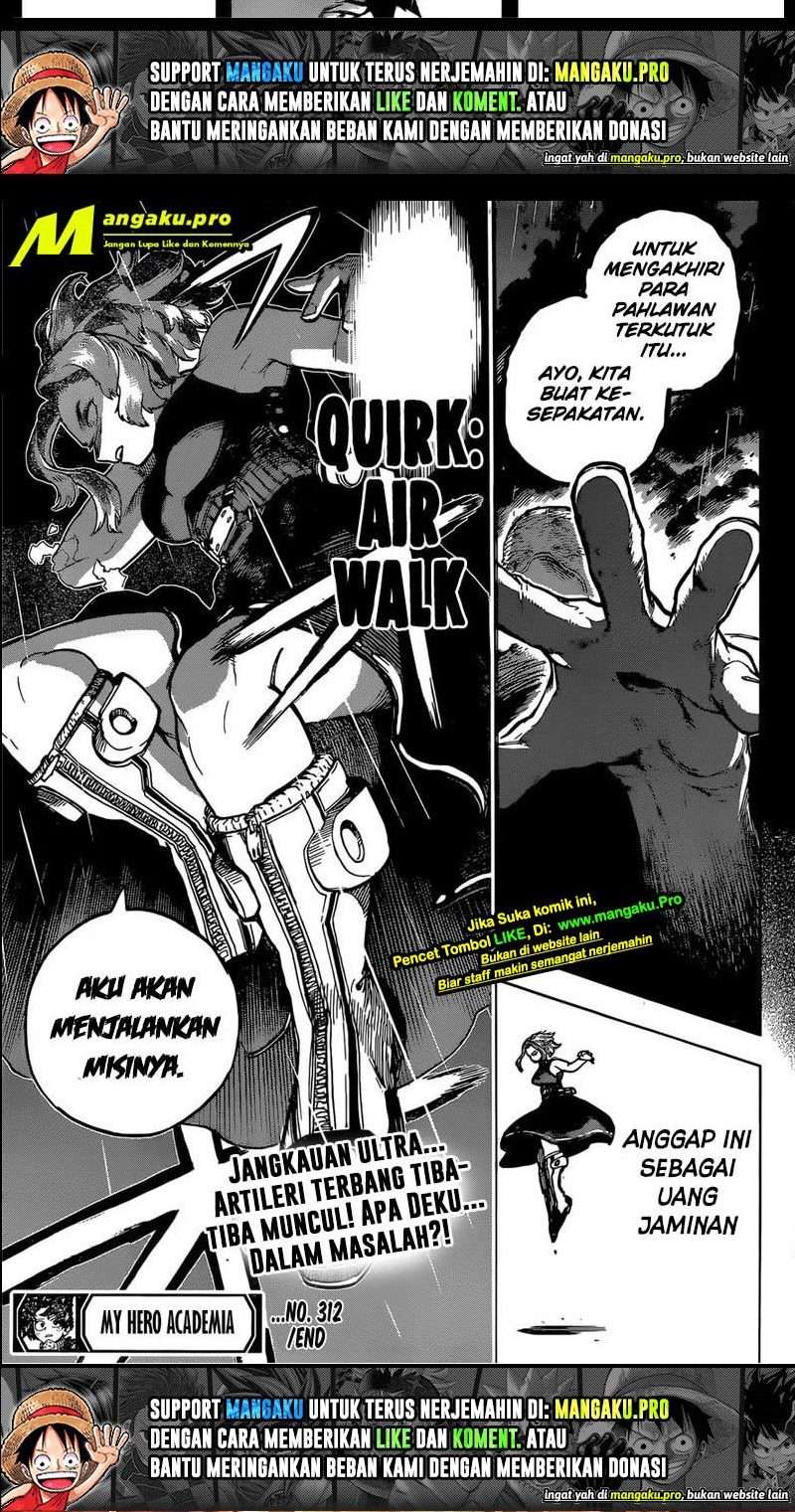 Boku no Hero Academia Chapter 312 - halaman 10