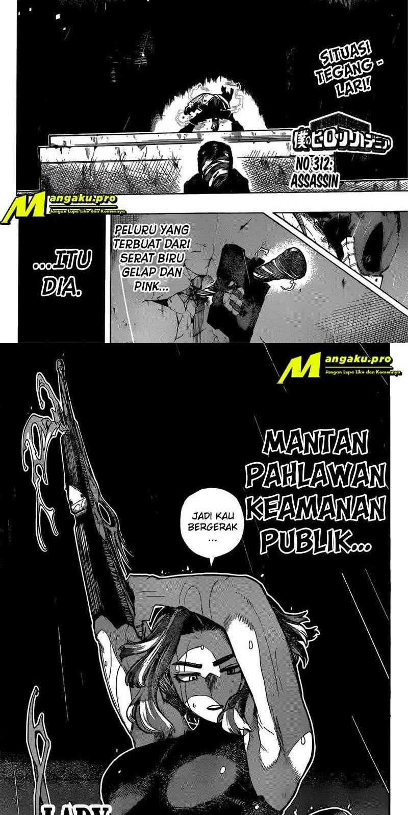 Boku no Hero Academia Chapter 312 - halaman 2