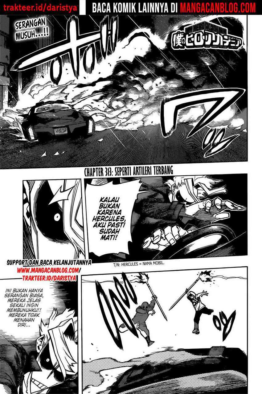 Boku no Hero Academia Chapter 313 - halaman 1
