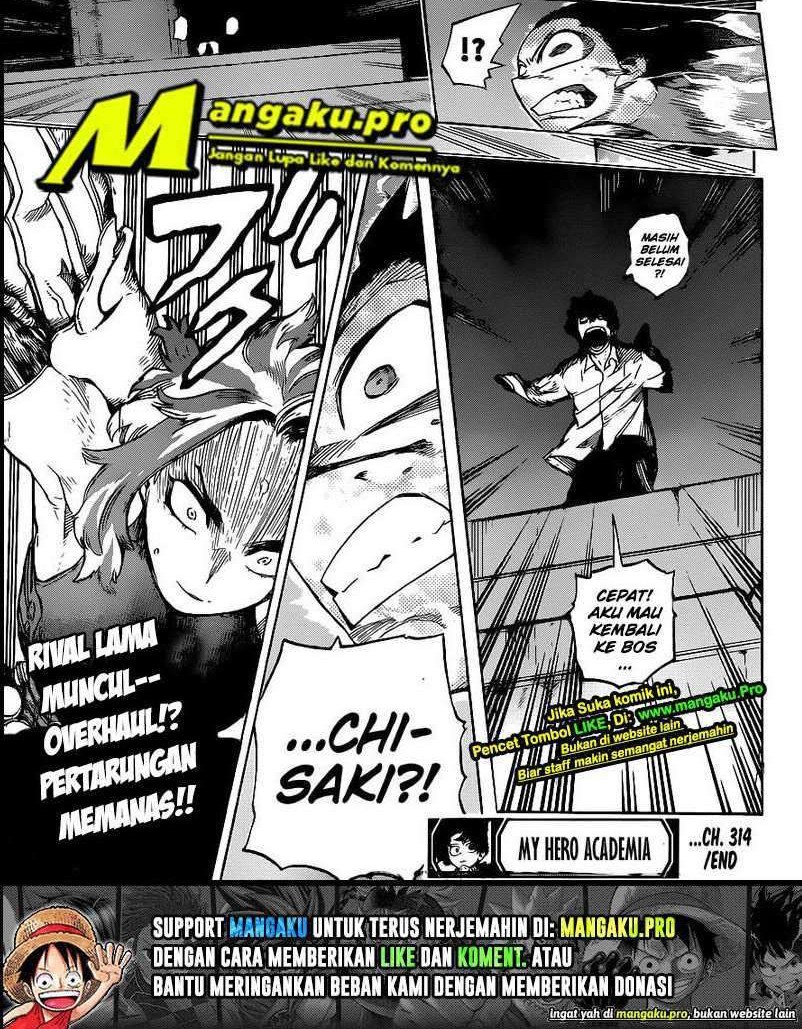Boku no Hero Academia Chapter 314 - halaman 12