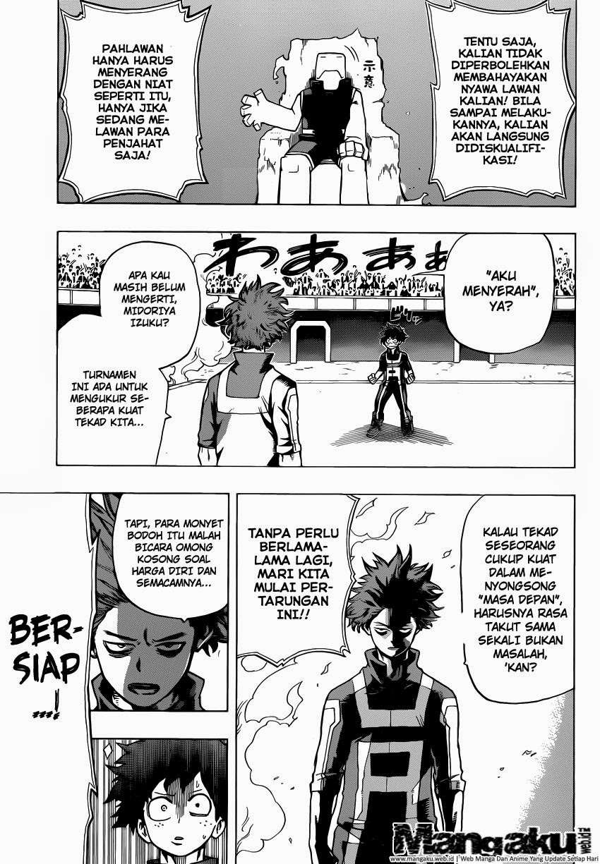 Boku no Hero Academia Chapter 32 - halaman 17