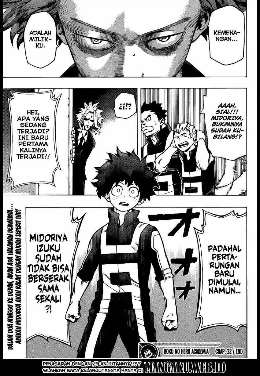 Boku no Hero Academia Chapter 32 - halaman 19