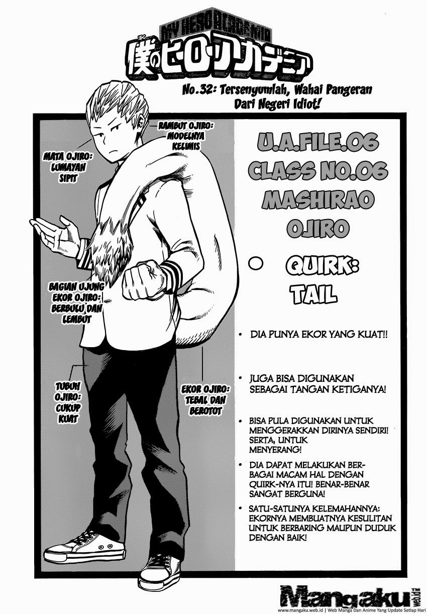 Boku no Hero Academia Chapter 32 - halaman 2