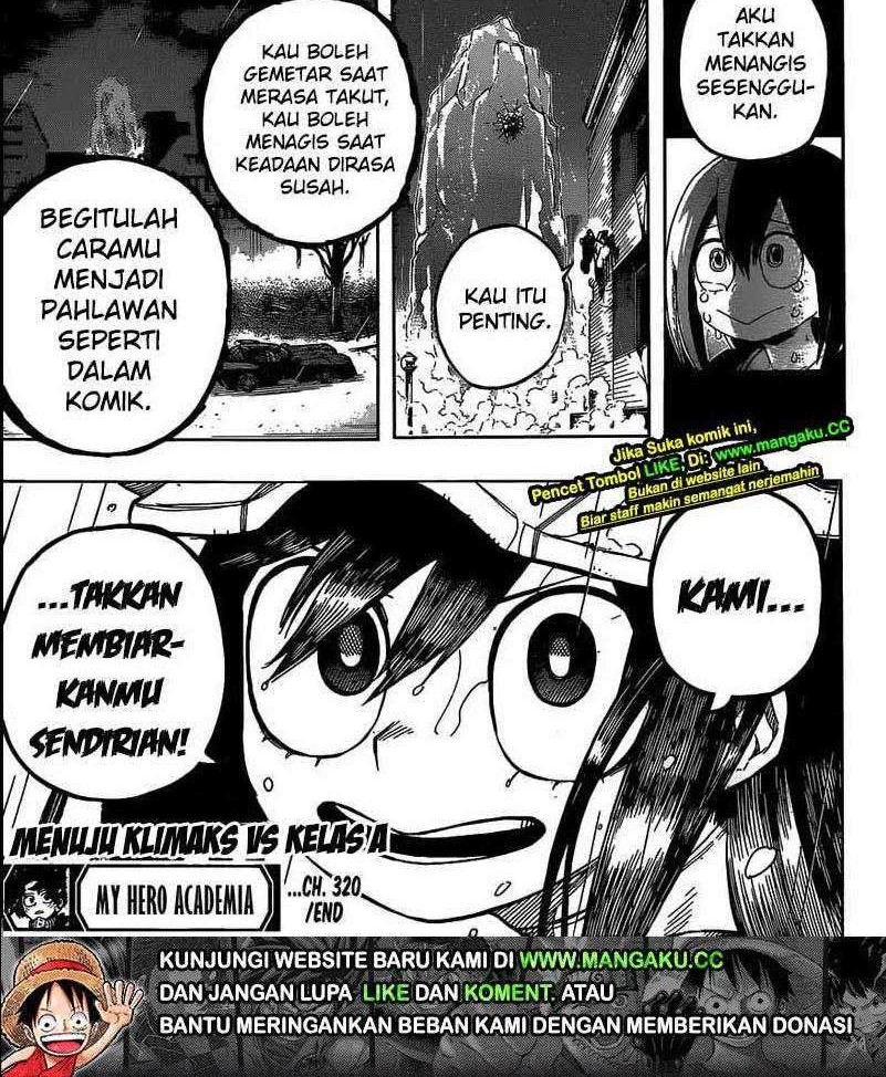Boku no Hero Academia Chapter 320 - halaman 12