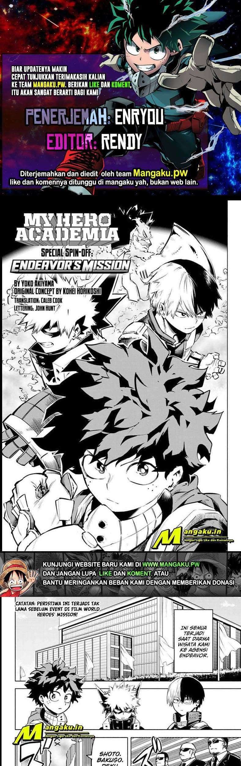 Boku no Hero Academia Chapter 321.5 - halaman 1