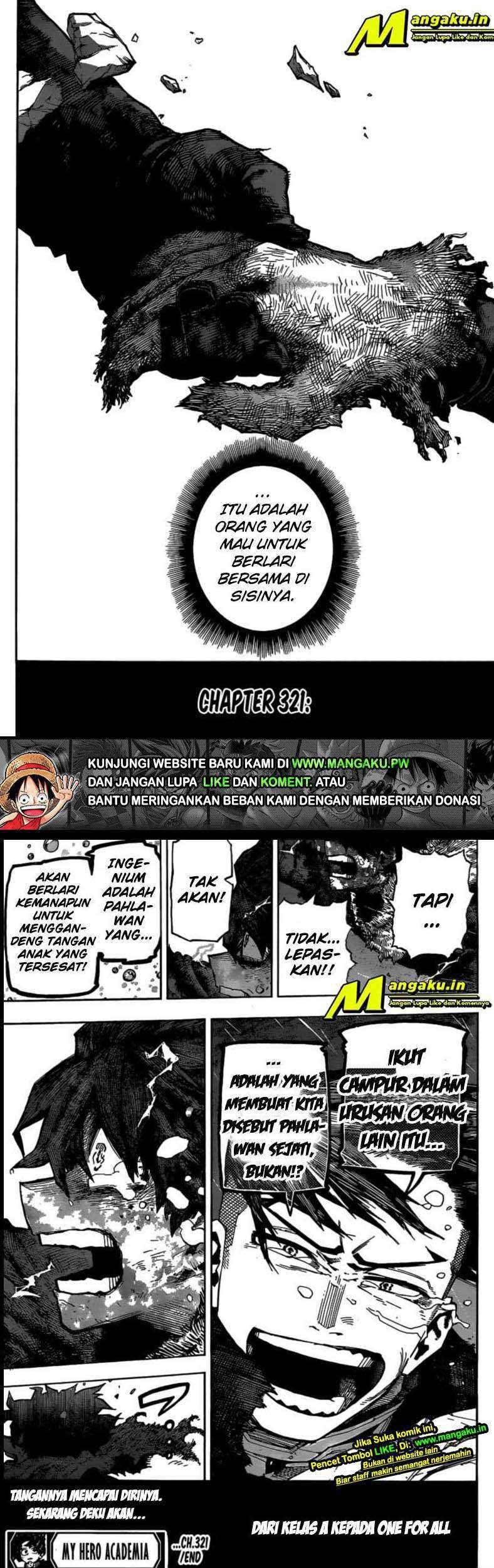 Boku no Hero Academia Chapter 321 - halaman 10