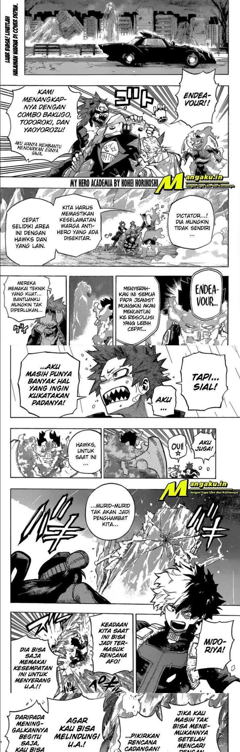 Boku no Hero Academia Chapter 321 - halaman 3