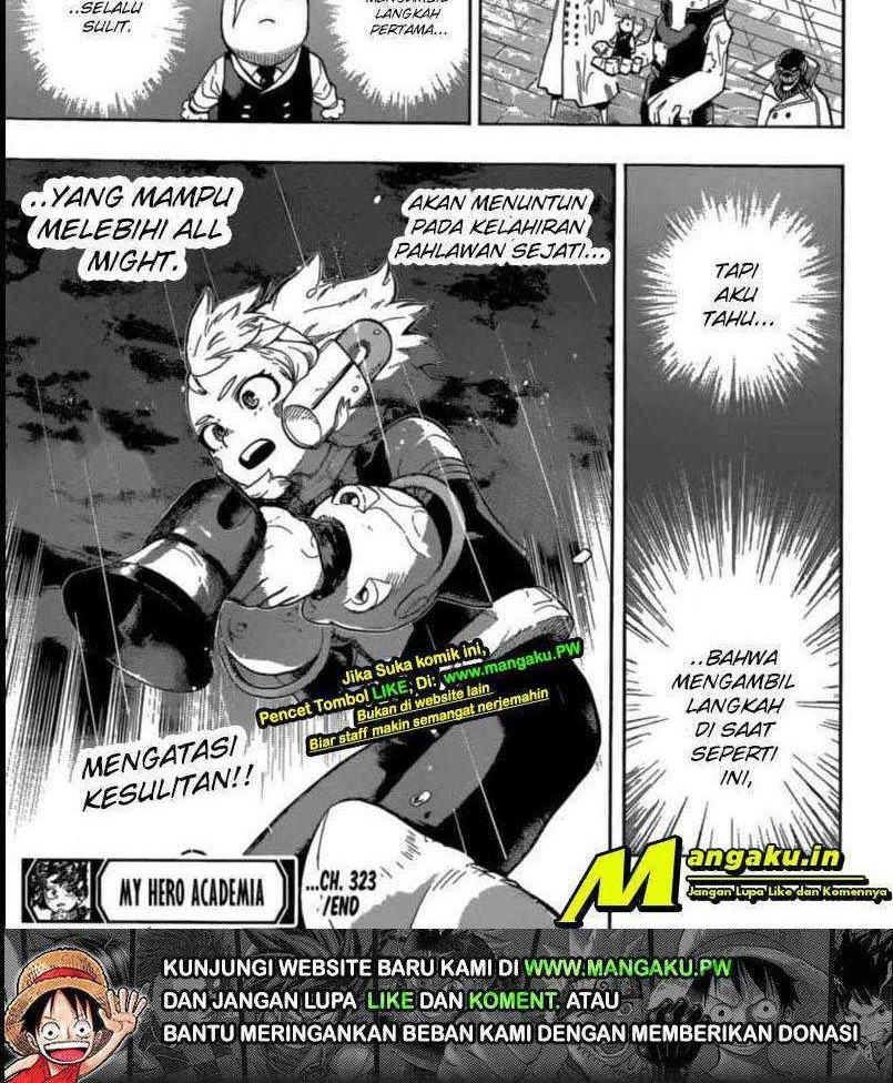 Boku no Hero Academia Chapter 323 - halaman 12
