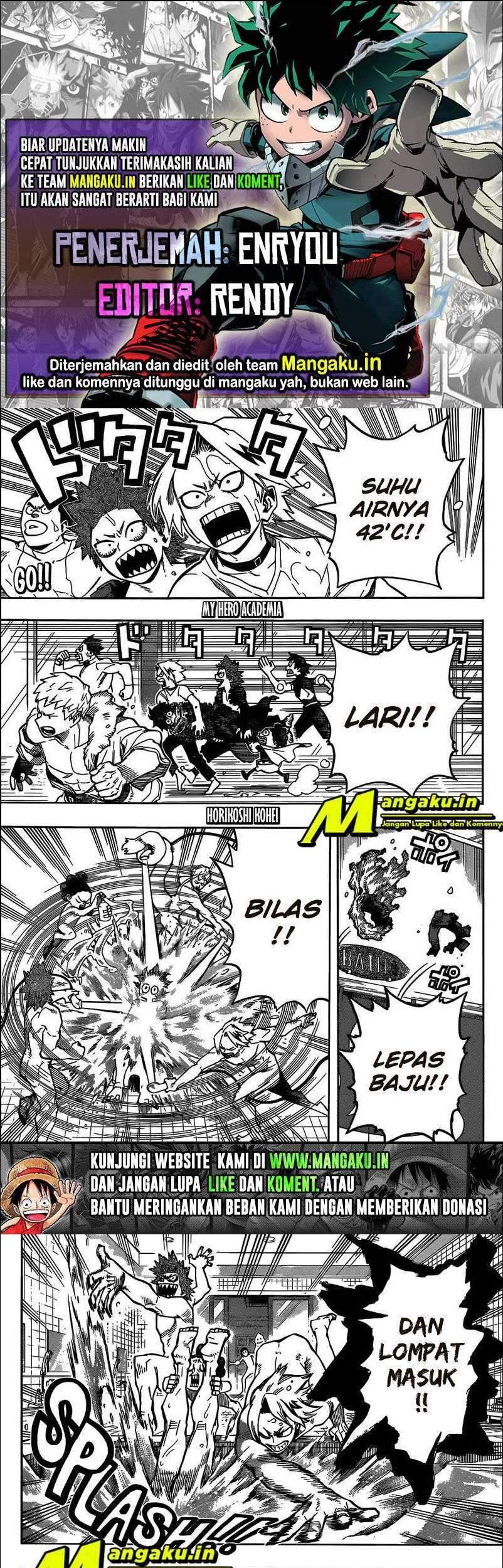 Boku no Hero Academia Chapter 327 - halaman 1