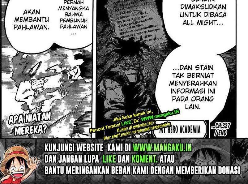 Boku no Hero Academia Chapter 327 - halaman 12