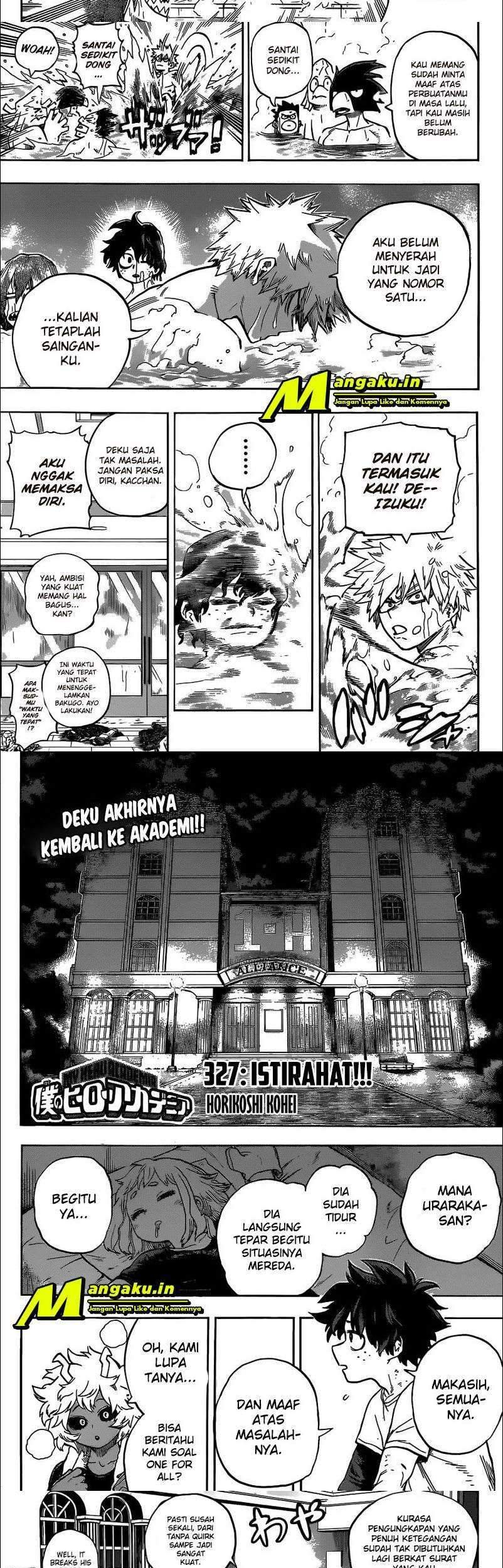Boku no Hero Academia Chapter 327 - halaman 3