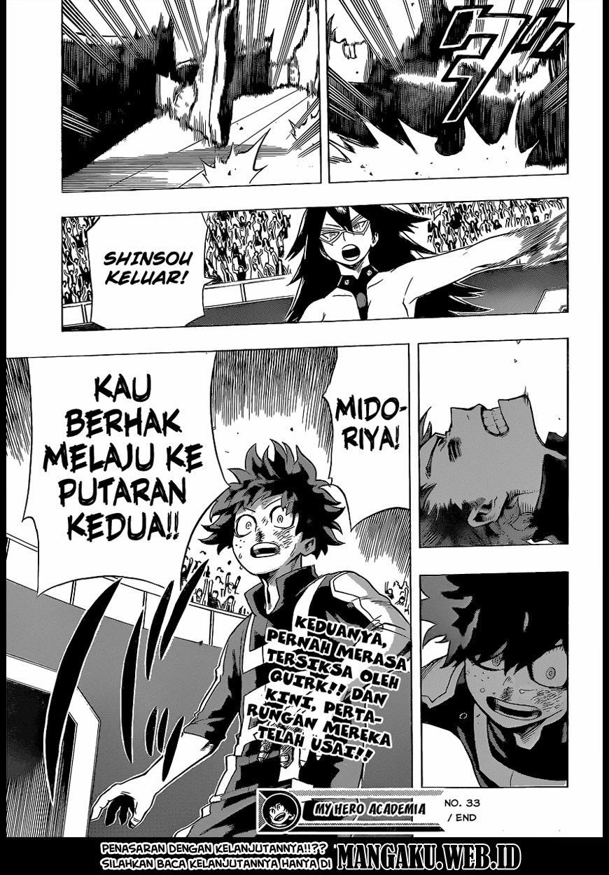 Boku no Hero Academia Chapter 33 - halaman 19