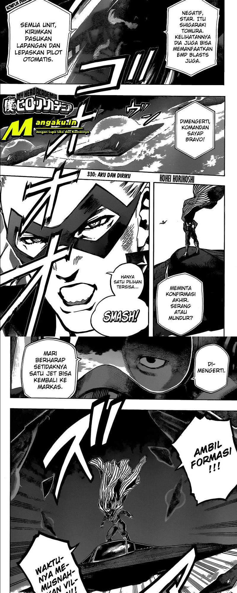 Boku no Hero Academia Chapter 330 - halaman 2