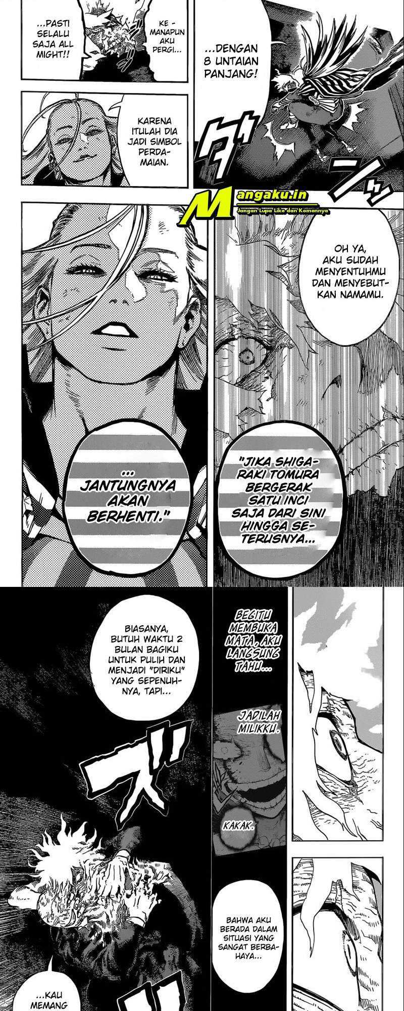 Boku no Hero Academia Chapter 330 - halaman 8