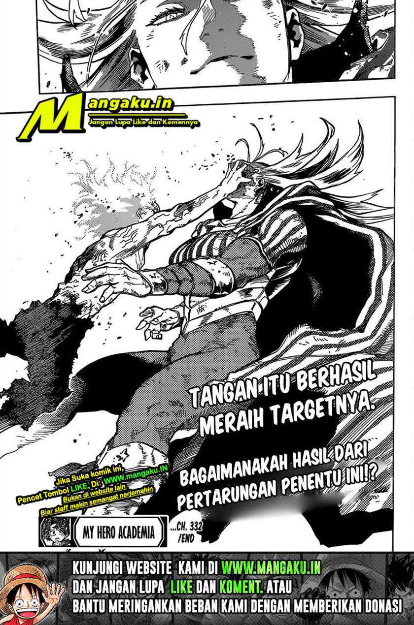 Boku no Hero Academia Chapter 332 - halaman 17