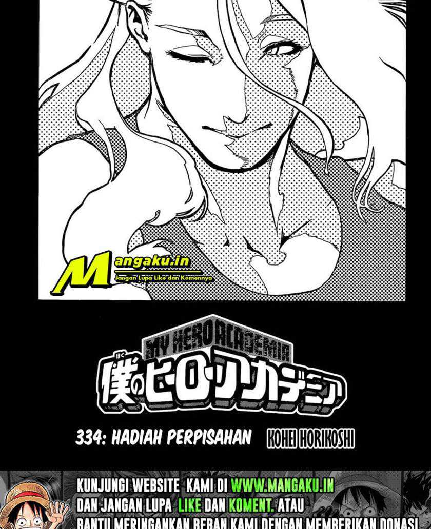 Boku no Hero Academia Chapter 334 - halaman 2