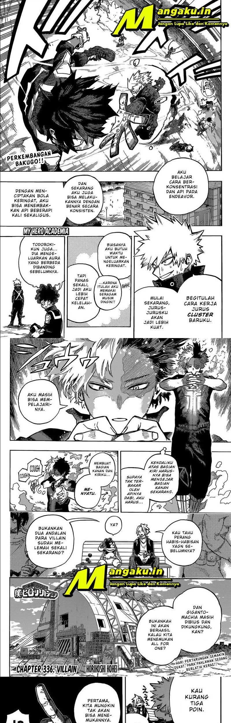 Boku no Hero Academia Chapter 336 - halaman 3