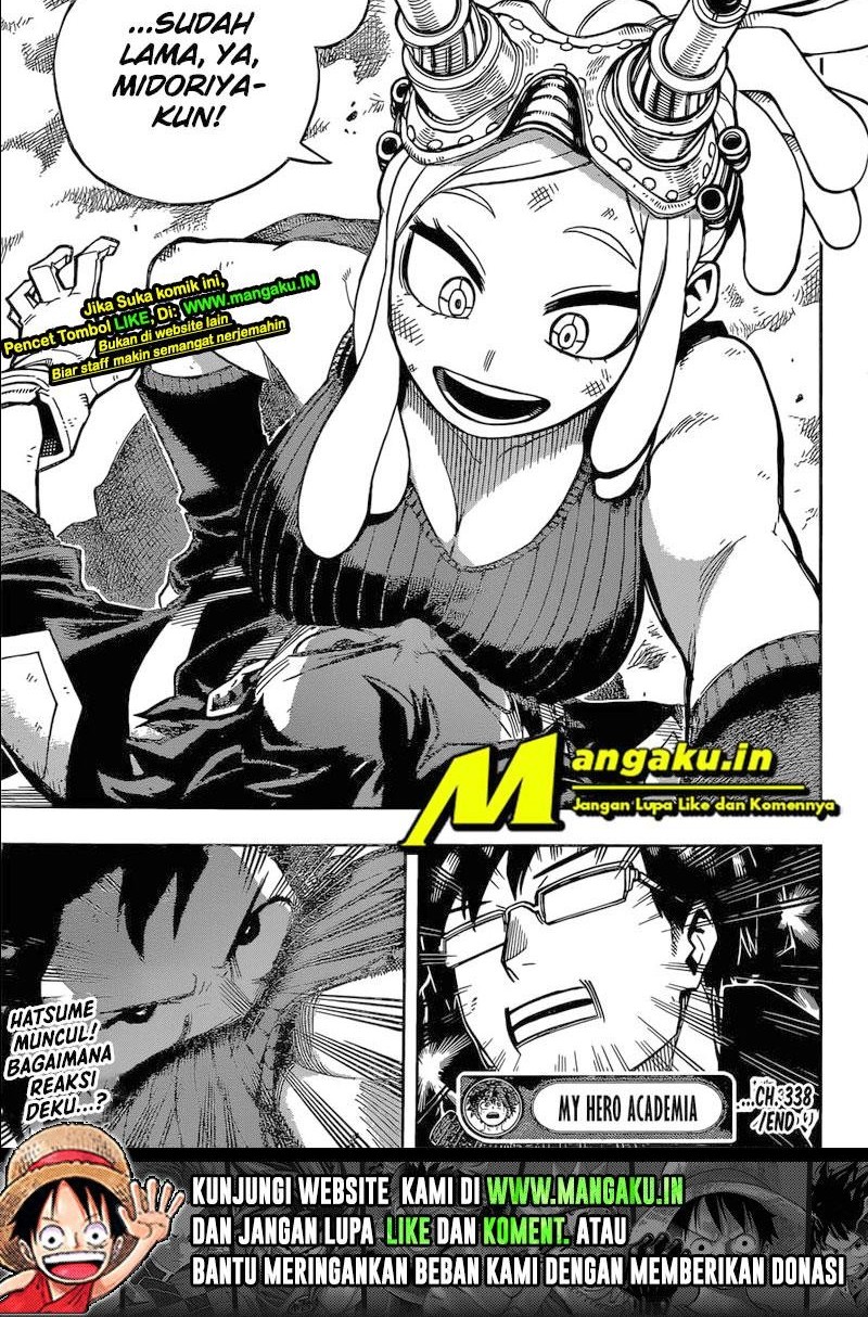 Boku no Hero Academia Chapter 338 - halaman 10