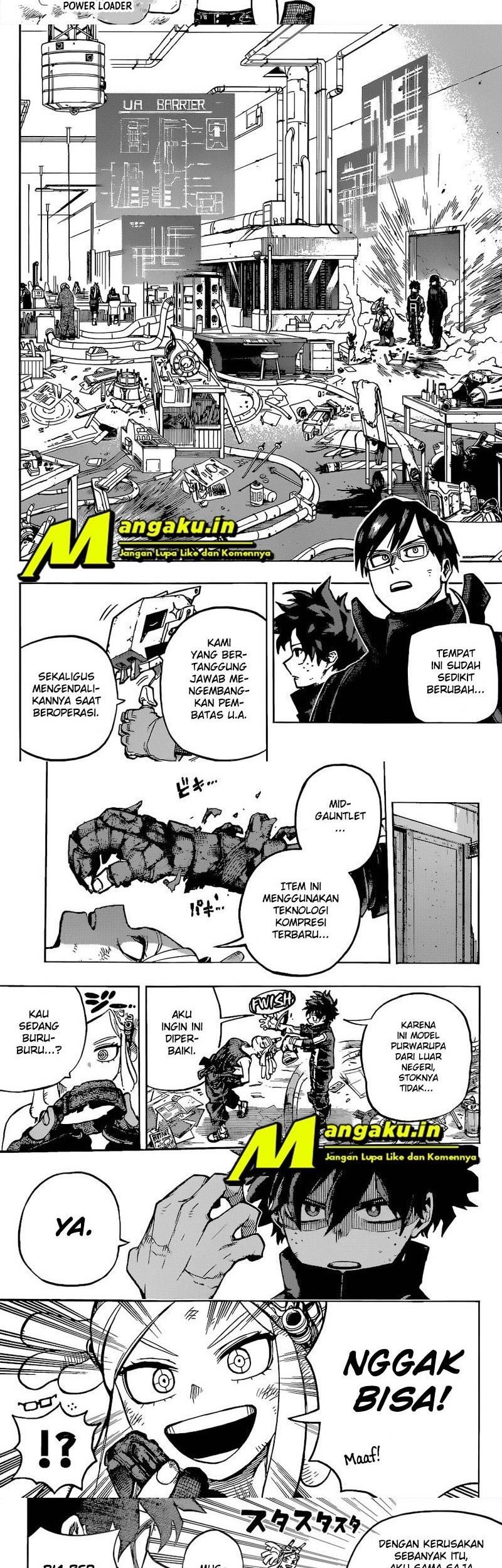 Boku no Hero Academia Chapter 339 - halaman 3