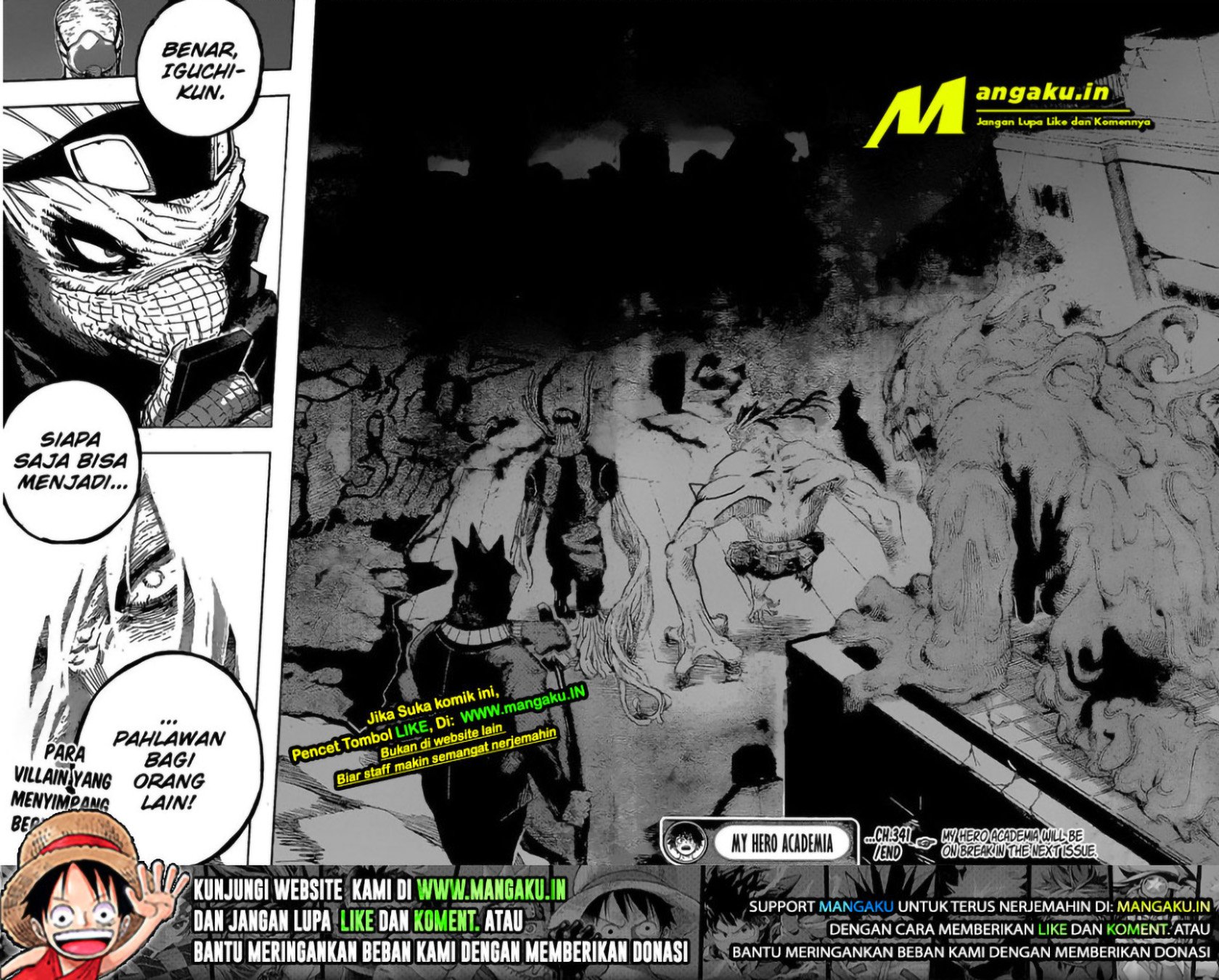 Boku no Hero Academia Chapter 341 - halaman 18