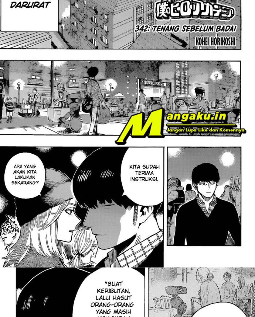 Boku no Hero Academia Chapter 342 - halaman 2