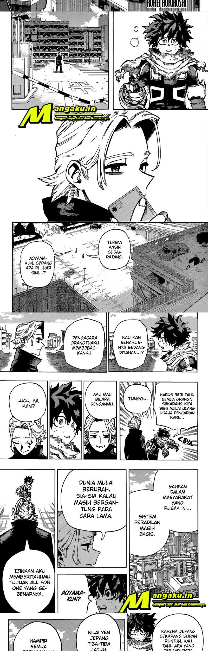 Boku no Hero Academia Chapter 343 - halaman 3