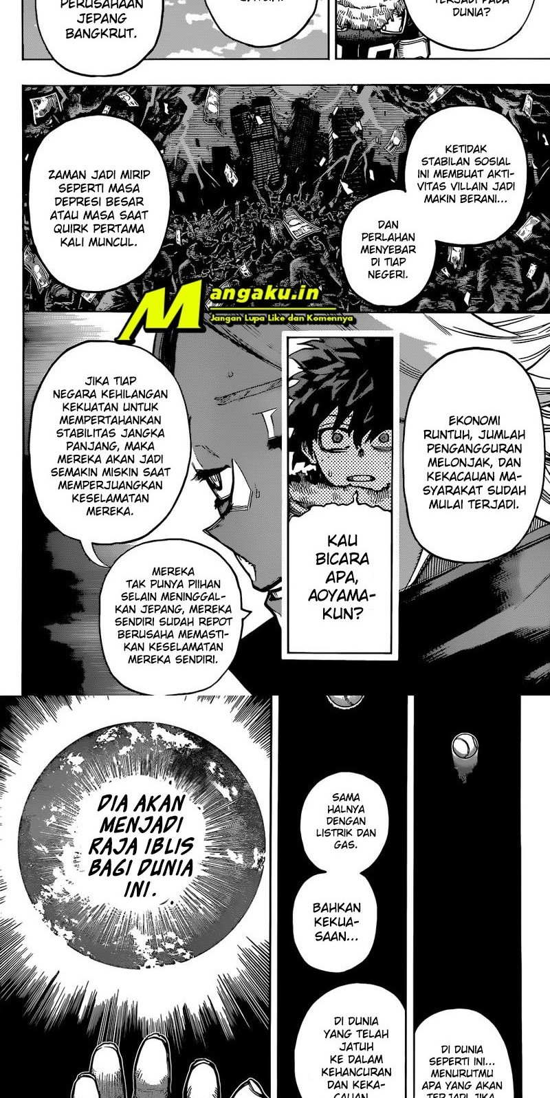 Boku no Hero Academia Chapter 343 - halaman 4