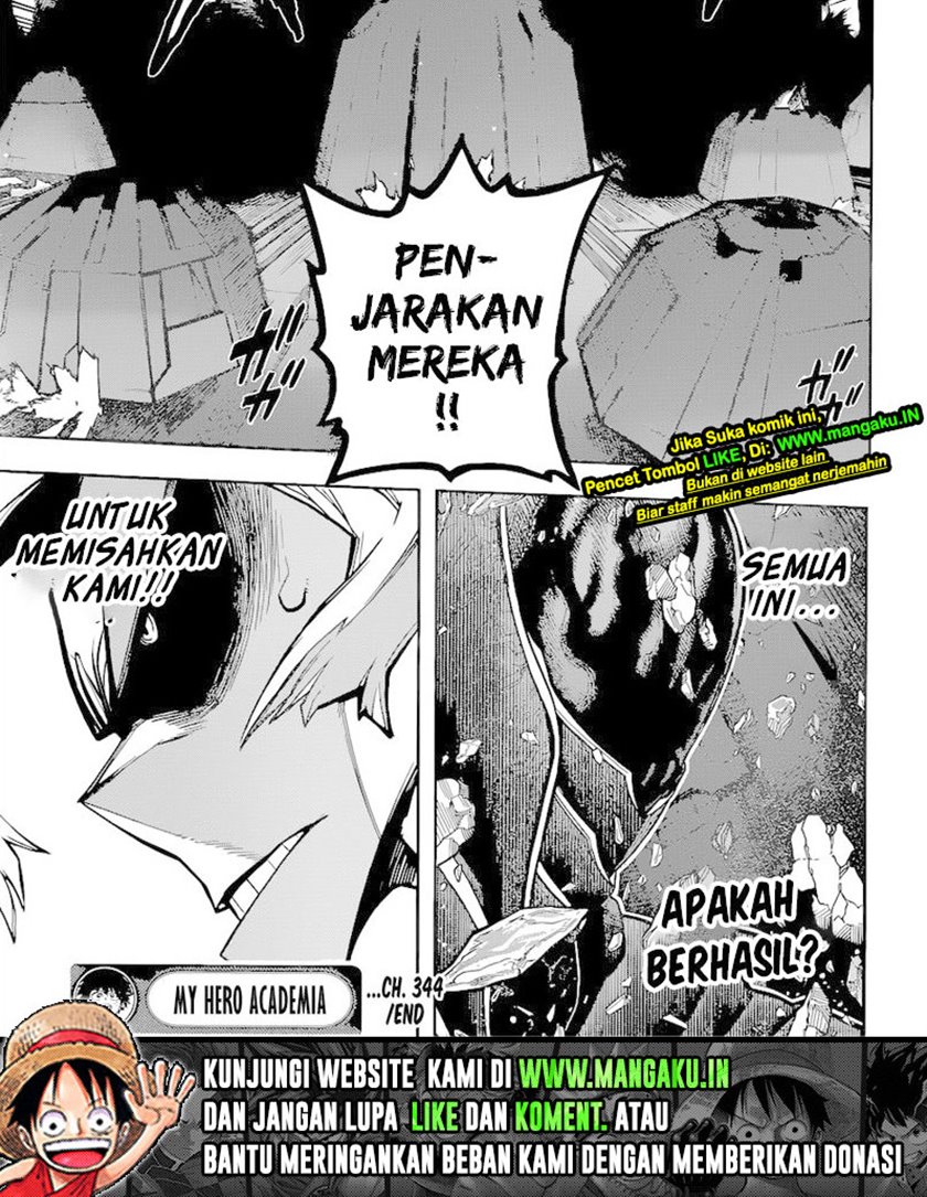 Boku no Hero Academia Chapter 344 - halaman 20