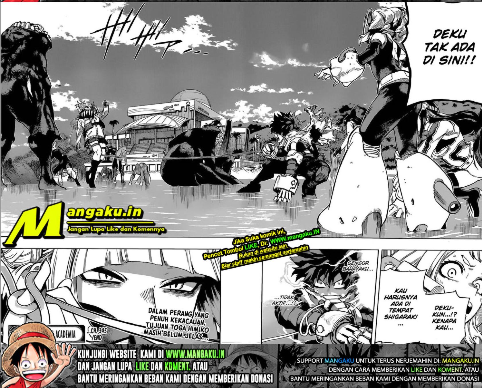 Boku no Hero Academia Chapter 345 - halaman 12